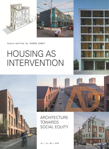 Housing As Intervention Architecture Towards Social Equity Barton