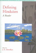 Defining Hinduism A Reader 1st Edition J E Llewellyn