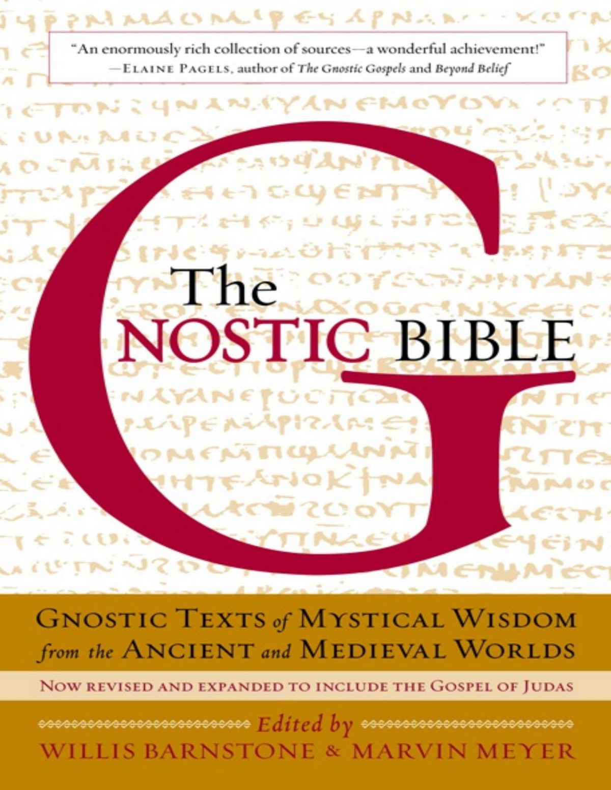 The Gnostic Bible Marvin W Meyer
