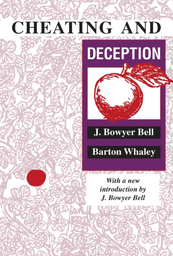 Cheating And Deception Bell J Bowyerwhaley Barton