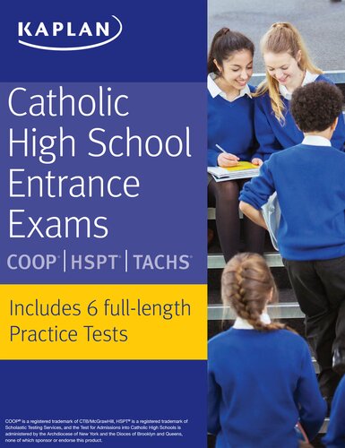 Catholic High School Entrance Exams Coop Hspt Tachs Kaplan Test Prep Kaplan Test Prep