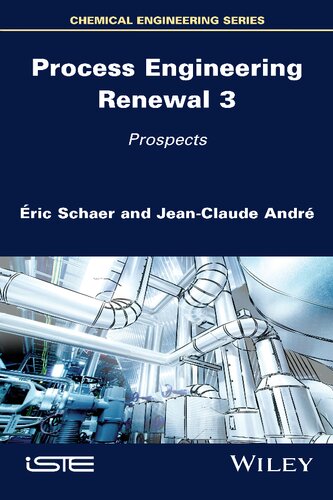 Process Engineering Renewal 3 Prospects 1st Edition Eric Schaer