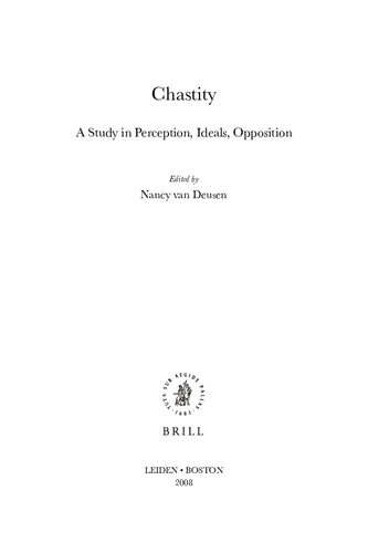 Chastity A Study In Perception Ideals Opposition Nancy Deusen