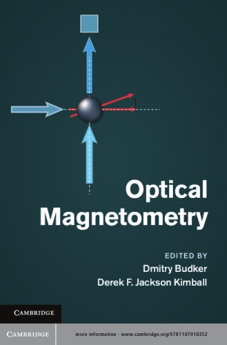 Optical Magnetometry Budker Dmitryjackson Kimball Derek F