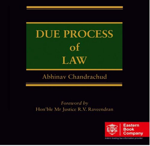 Due Process Of Law Abhinav Chandrachud