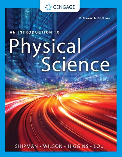 An Introduction To Physical Science 15th Edition James Shipman