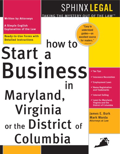 How To Start A Business In Maryland Virginia Or The District Of Columbia Burk