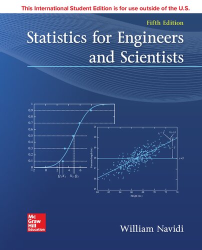 Statistics For Engineers And Scientists 5th Edition William Navidi