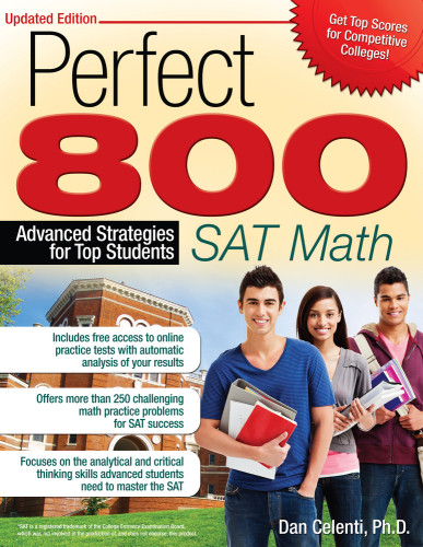 Perfect 800 Sat Math Updated Edition Celenti Dan