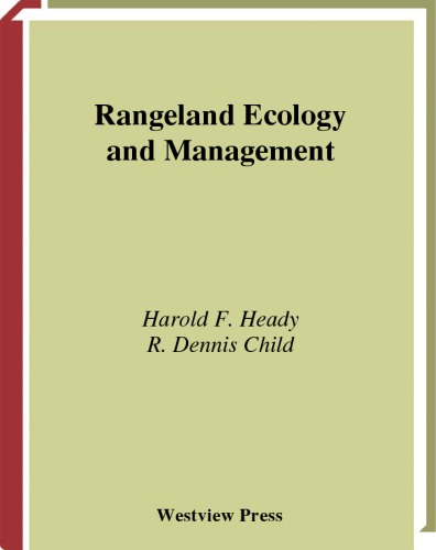 Rangeland Ecology And Management Child Rawson Dennisheady Harold F