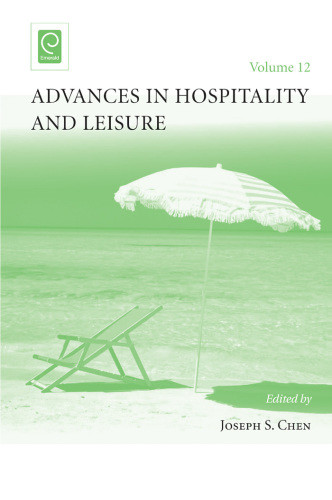 Advances In Hospitality And Leisure Chen Joseph S
