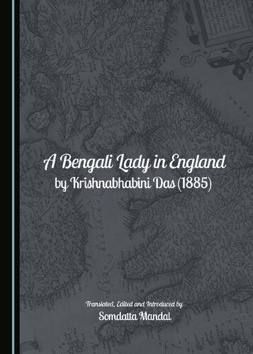 A Bengali Lady In England By Krishnabhabini Das 1885 Somdatta Mandal
