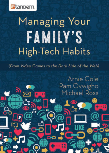 Managing Your Familys Hightech Habits From Video Games To The Dark Side Of The Web Cole