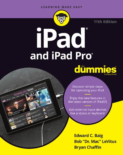 Ipad Ipad Pro For Dummies 11th Edition Edward C Baig Bob Levitus