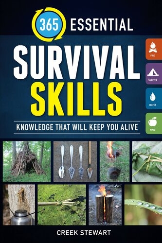 365 Essential Survival Skills Knowledge That Will Keep You Alive 1st Edition Creek Stewart