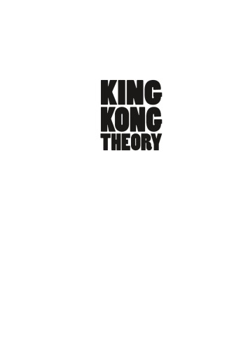 King Kong Theory 3 Print Despentes Virginie