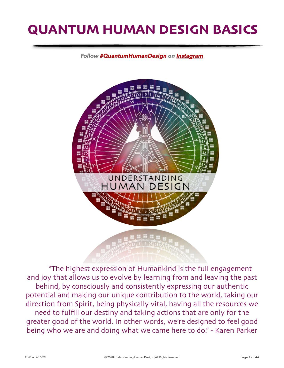 Quantum Human Design Basics Kristin Anne Karen Parker