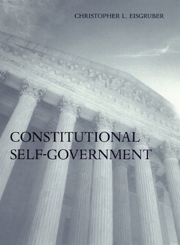 Constitutional Selfgovernment Repr Eisgruber Christopher L