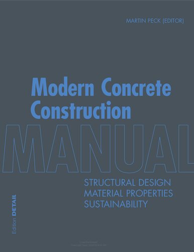 Modern Concrete Construction Manual Detail Martin Pecked