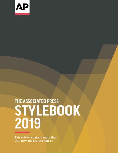 The Associated Press Stylebook 2019 And Briefing On Media Law 54th Edition Paula Froke