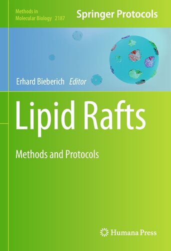 Lipid Rafts Methods And Protocols Erhard Bieberich