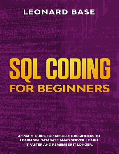Sql Coding For Beginners Leonard Base
