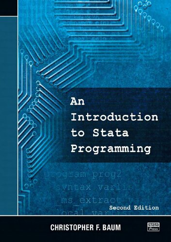 An Introduction To Stata Programming 2nd Edition Christopher F Baum
