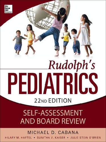 Rudolphs Pediatrics Selfassessment And Board Review 1st Edition Michael Decastro Cabana