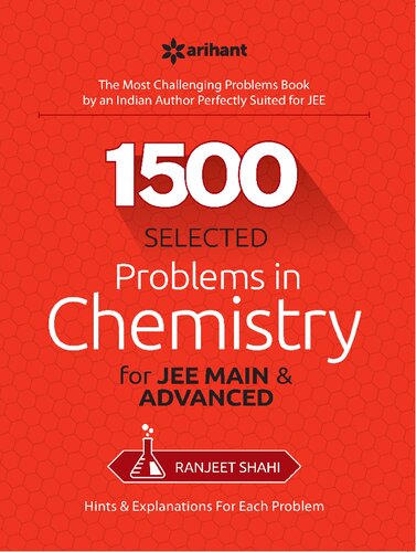 A Problem Book In Chemistry For Iit Jee 1500 Selected Questions Ranjeet Shahi
