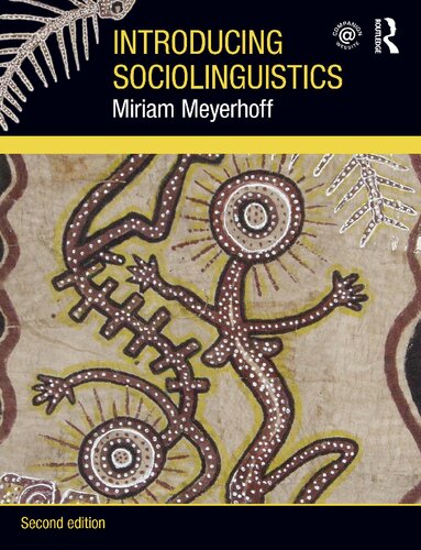 Introducing Sociolinguistics 2nd Edition Miriam Meyerhoff