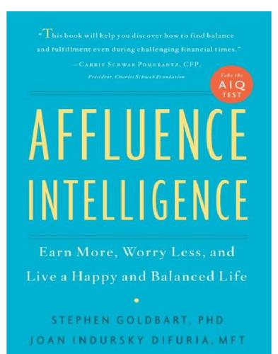 Affluence Intelligence 1st Da Capo Press Ed Goldbart Stephendifuria