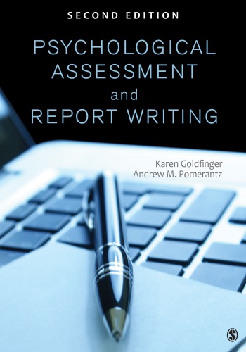 Psychological Assessment And Report Writing Second Edition Goldfinger