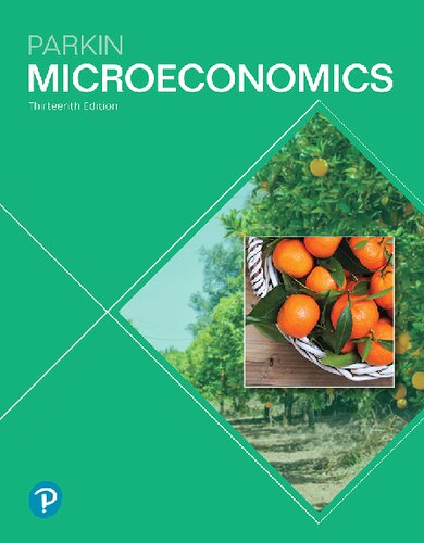 Microeconomics 13th Edition Michael Parkin