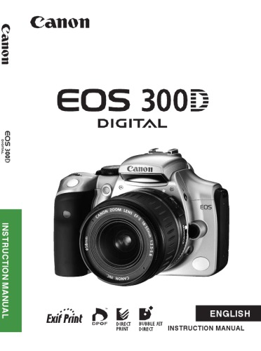 Canon Eos 300d Digital Slr Camera Manual Stephen Gregory