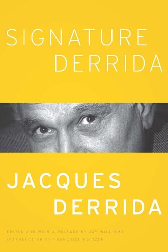Signature Derrida A Critical Inquiry Book Jacques Derrida