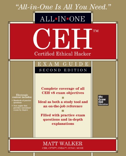 Ceh Certified Ethical Hacker Allinone Exam Guide 2nd Edition Horton