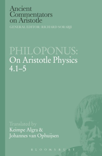 On Aristotle Physics 415 Algra Keimpeophuijsen J M Vanphiloponus