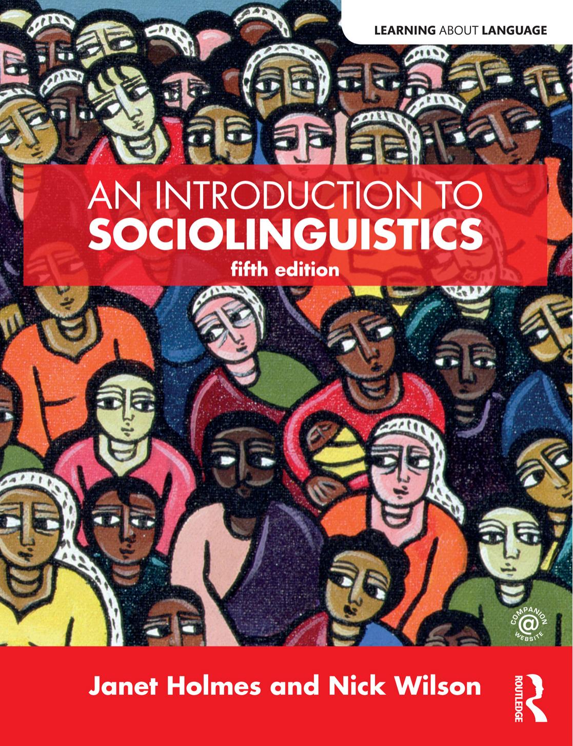 An Introduction To Sociolinguistics 5th Janet Holmes Nick Wilson