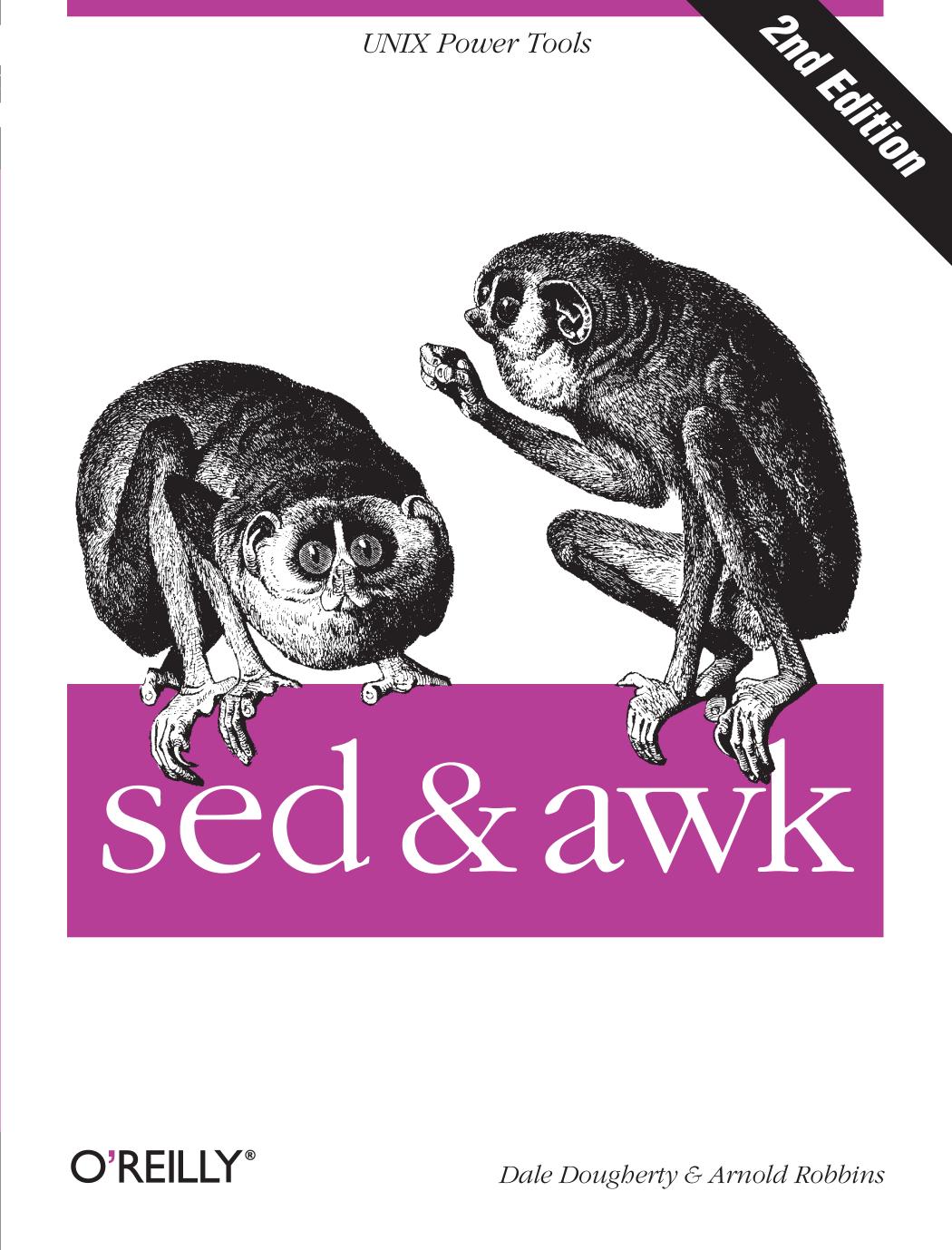 Sed Awk 2nd Edition Dale Dougherty Arnold Robbins