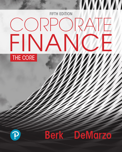 Corporate Finance 5th Edition Jonathan Berk Peter Demarzo