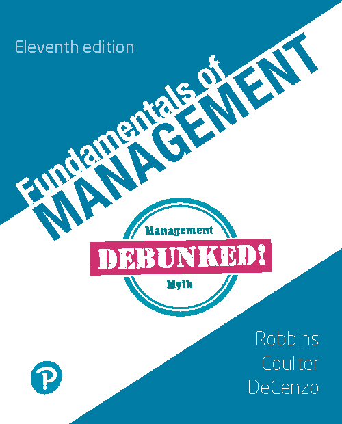 Fundamentals Of Management 11th Edition Stephen P Robbins Mary A Coulter David A De Cenzo