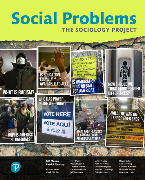 Social Problems Mississippi State University Jeff Manza Patrick Sharkey