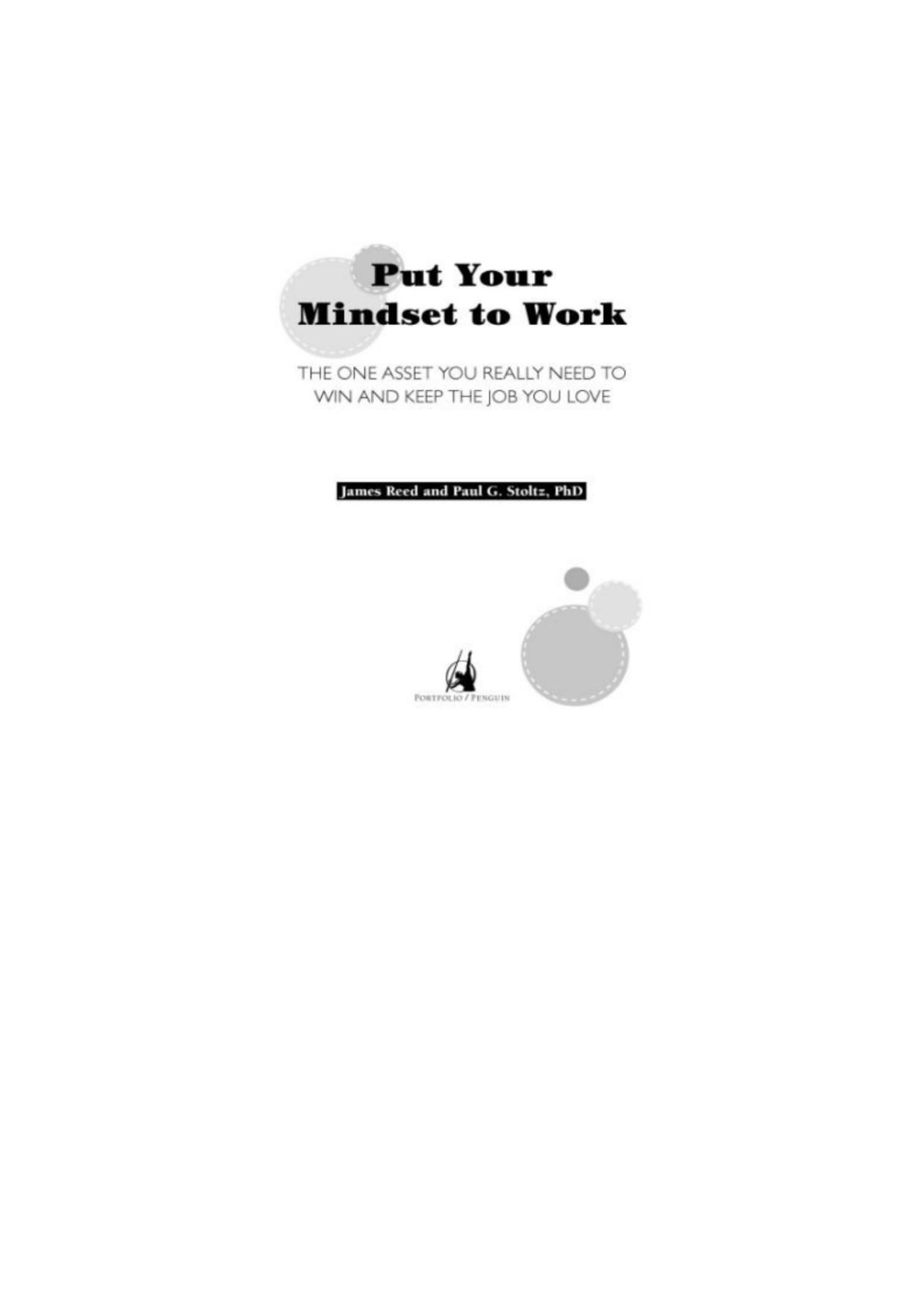 Put Your Mindset To Work James Reed