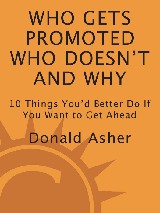 Who Gets Promoted Who Doesnt And Why Donald Asher Asher Donald