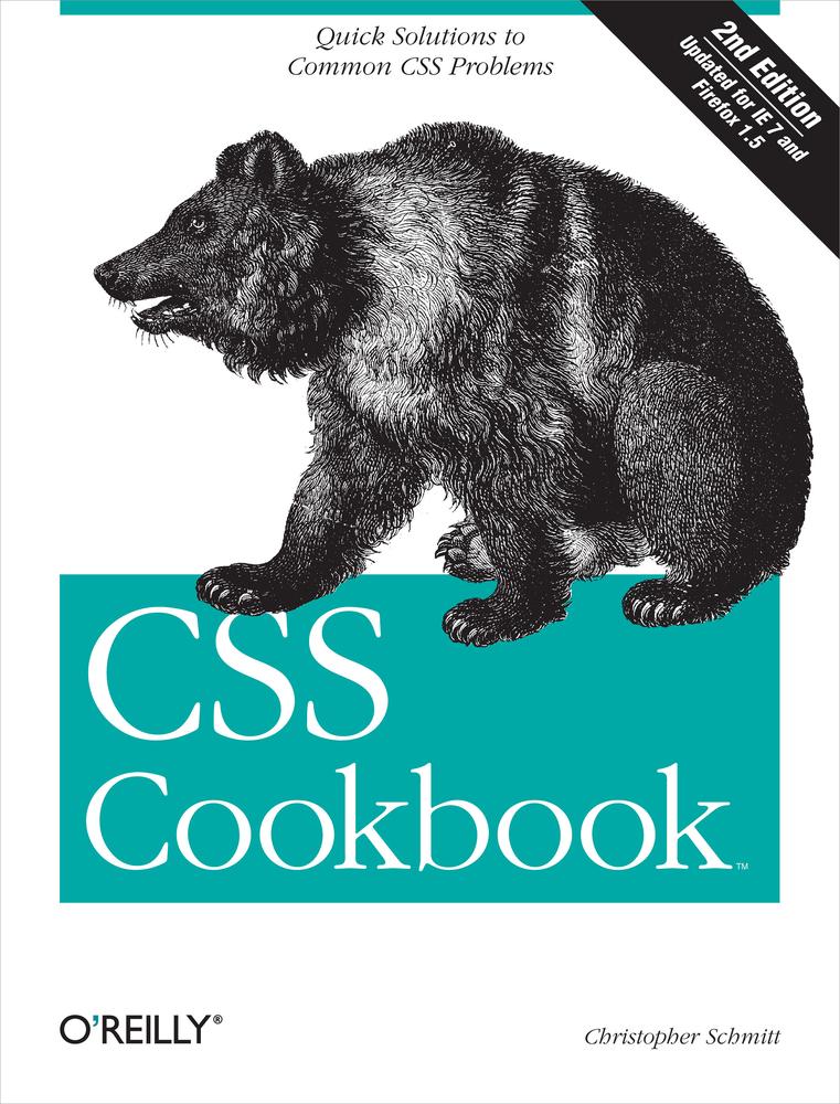 Css Cookbook Christopher Schmitt Schmitt Christopher