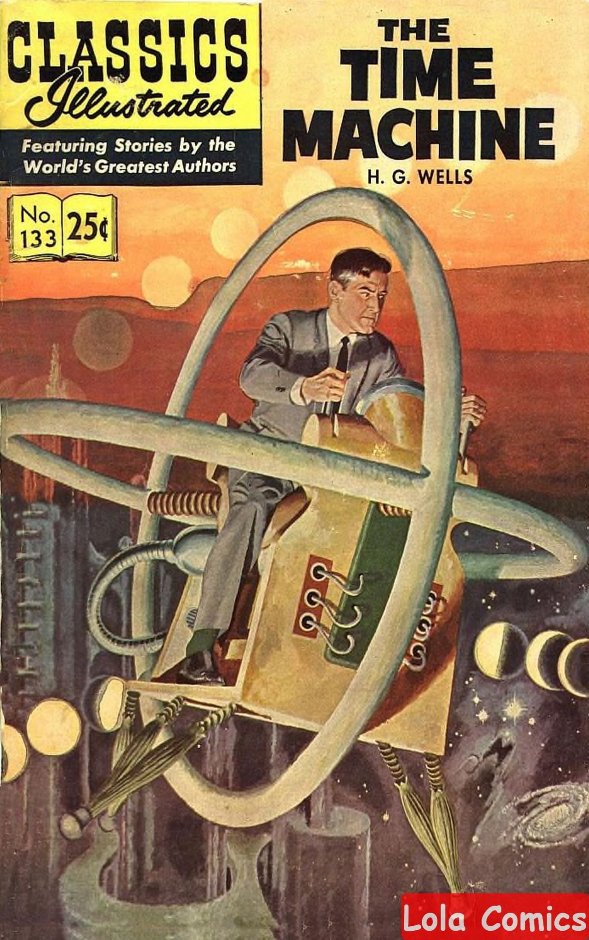 The Time Machineh G Wells Golden Comics Illustrated H G Wells