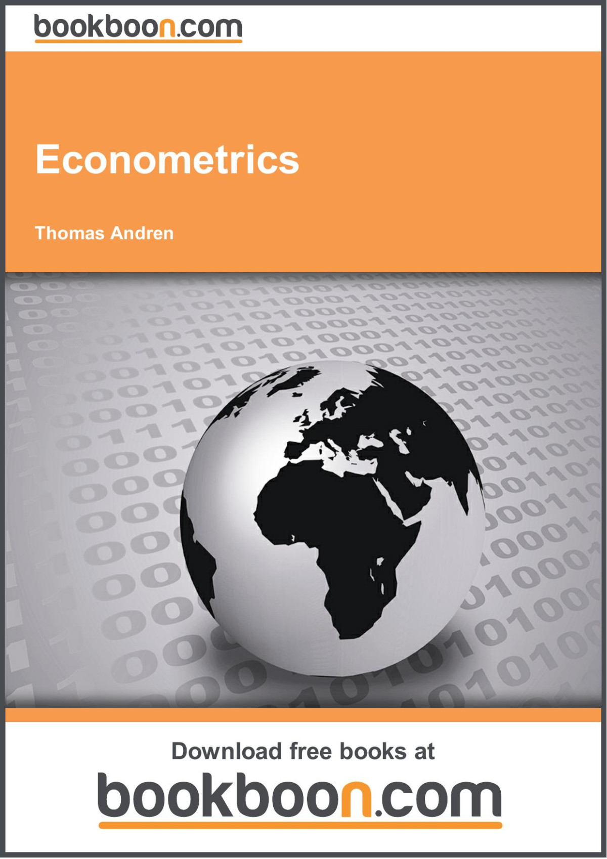 Econometrics 1st Edition Thomas Andren