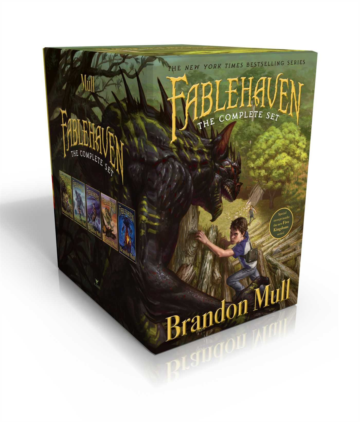 Fablehaven Complete Set Boxed Set Fablehaven Rise Of The Evening Star Grip Of The Shadow Plague Secrets Of The Dragon Sanctuary Keys To The Demon Prison Brandon Mull