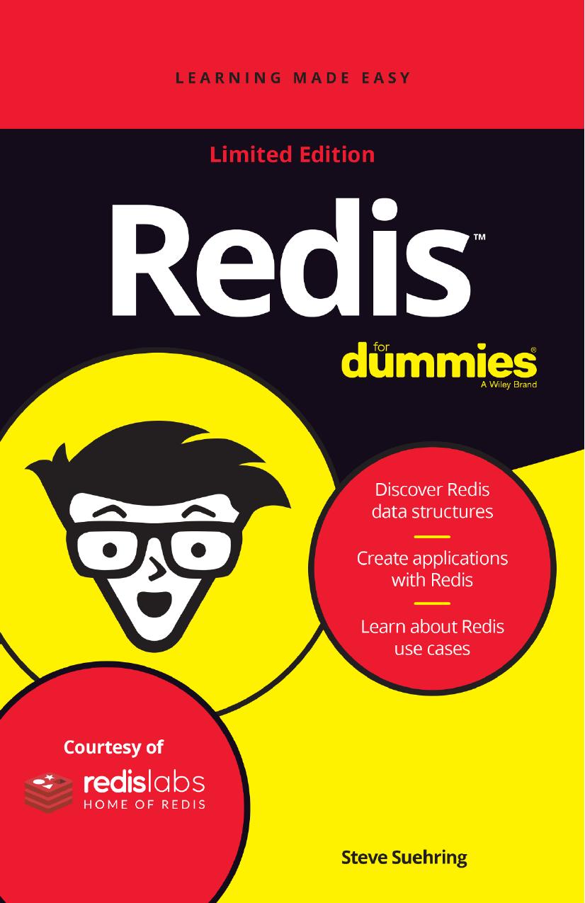 Redis For Dummies Limited Edition Steve Suehring