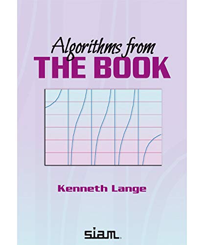Algorithms From The Book Kenneth Lange